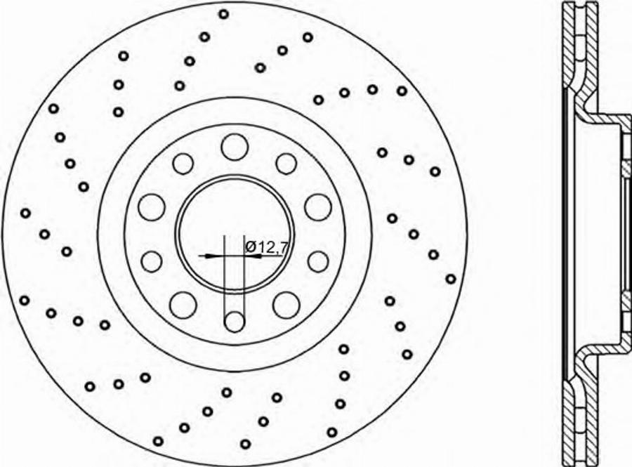 Open Parts BDRS2255.25 - Bremžu diski autodraugiem.lv