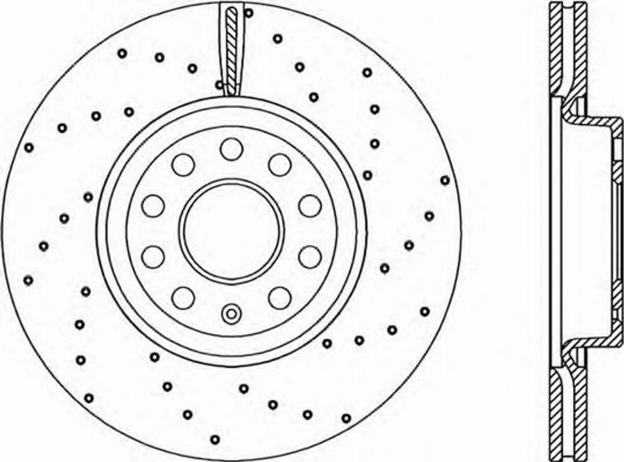 Open Parts BDRS2207.25 - Bremžu diski autodraugiem.lv