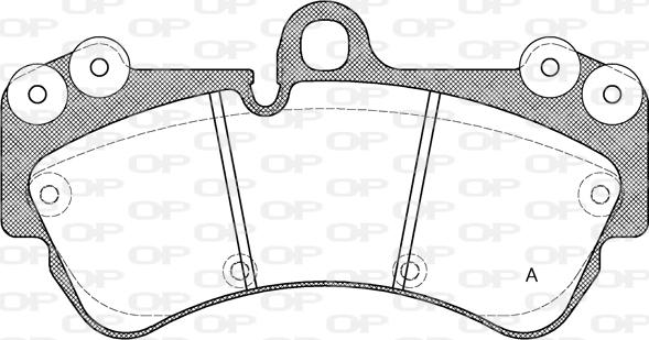 Open Parts BPA0994.00 - Bremžu uzliku kompl., Disku bremzes autodraugiem.lv