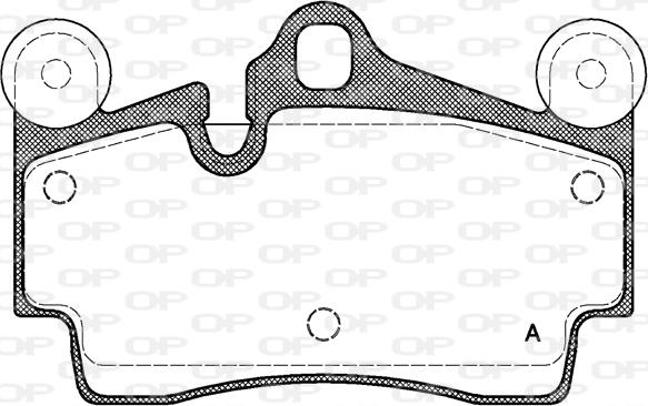 Open Parts BPA0996.00 - Bremžu uzliku kompl., Disku bremzes autodraugiem.lv