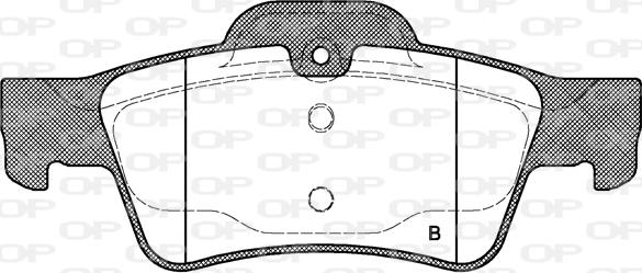 Open Parts BPA0991.00 - Bremžu uzliku kompl., Disku bremzes autodraugiem.lv