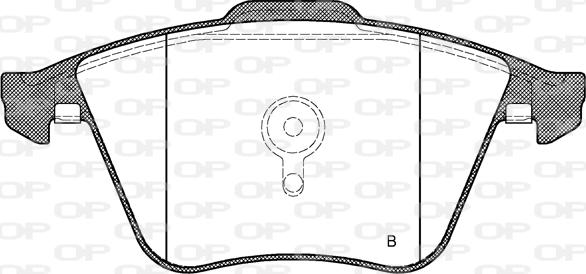 Open Parts BPA0964.41 - Bremžu uzliku kompl., Disku bremzes autodraugiem.lv