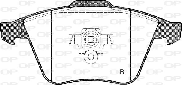 Open Parts BPA0964.32 - Bremžu uzliku kompl., Disku bremzes autodraugiem.lv