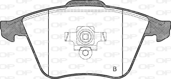 Open Parts BPA0964.20 - Bremžu uzliku kompl., Disku bremzes autodraugiem.lv