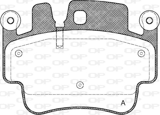 Open Parts BPA0982.00 - Bremžu uzliku kompl., Disku bremzes autodraugiem.lv