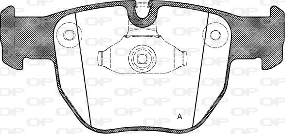 Open Parts BPA0979.00 - Bremžu uzliku kompl., Disku bremzes autodraugiem.lv