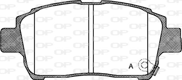 Open Parts BPA0971.02 - Bremžu uzliku kompl., Disku bremzes autodraugiem.lv