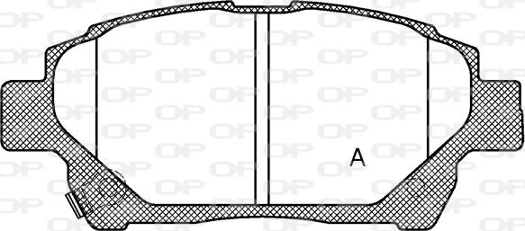Open Parts BPA0971.12 - Bremžu uzliku kompl., Disku bremzes autodraugiem.lv