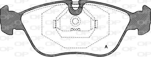 Open Parts BPA0446.00 - Bremžu uzliku kompl., Disku bremzes autodraugiem.lv