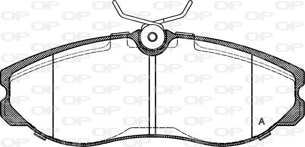 Open Parts BPA0462.00 - Bremžu uzliku kompl., Disku bremzes autodraugiem.lv