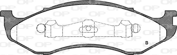 Open Parts BPA0467.20 - Bremžu uzliku kompl., Disku bremzes autodraugiem.lv