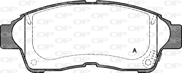 Open Parts BPA0402.02 - Bremžu uzliku kompl., Disku bremzes autodraugiem.lv
