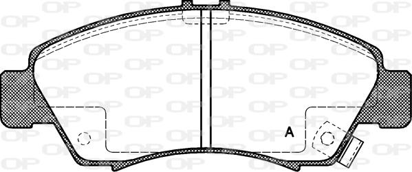 Open Parts BPA0419.02 - Bremžu uzliku kompl., Disku bremzes autodraugiem.lv