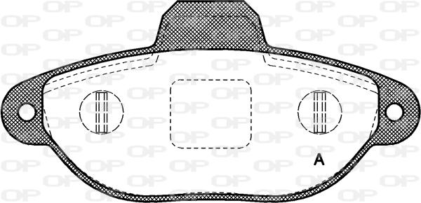 Open Parts BPA0414.20 - Bremžu uzliku kompl., Disku bremzes autodraugiem.lv