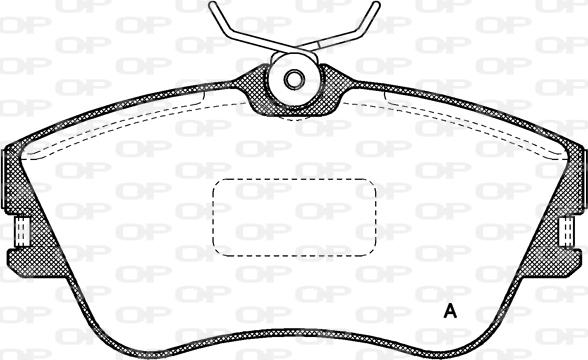 Open Parts BPA0480.00 - Bremžu uzliku kompl., Disku bremzes autodraugiem.lv