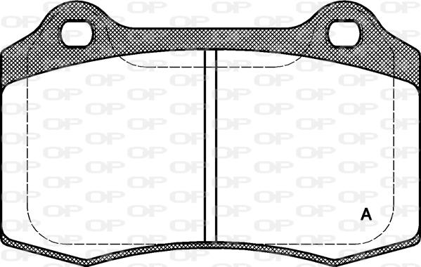 Open Parts BPA0434.30 - Bremžu uzliku kompl., Disku bremzes autodraugiem.lv