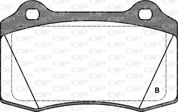 Open Parts BPA0434.22 - Bremžu uzliku kompl., Disku bremzes autodraugiem.lv