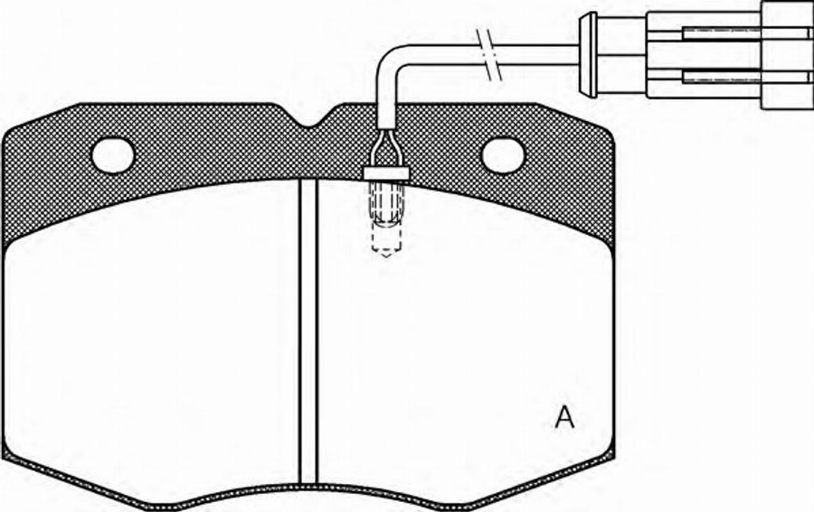 Open Parts BPA0435.12 - Bremžu uzliku kompl., Disku bremzes autodraugiem.lv