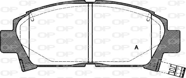 Open Parts BPA0427.02 - Bremžu uzliku kompl., Disku bremzes autodraugiem.lv