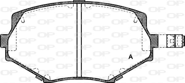 Open Parts BPA0478.02 - Bremžu uzliku kompl., Disku bremzes autodraugiem.lv