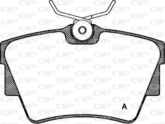 Open Parts BPA0591.30 - Bremžu uzliku kompl., Disku bremzes autodraugiem.lv