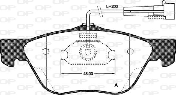 Open Parts BPA0589.02 - Bremžu uzliku kompl., Disku bremzes autodraugiem.lv