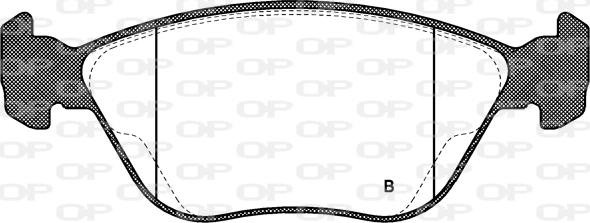 Open Parts BPA0589.22 - Bremžu uzliku kompl., Disku bremzes autodraugiem.lv