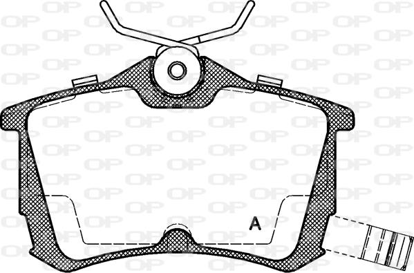 Open Parts BPA0695.02 - Bremžu uzliku kompl., Disku bremzes autodraugiem.lv