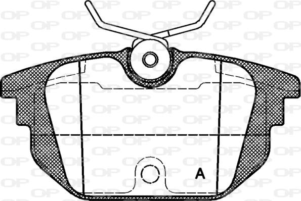 Open Parts BPA0692.00 - Bremžu uzliku kompl., Disku bremzes autodraugiem.lv