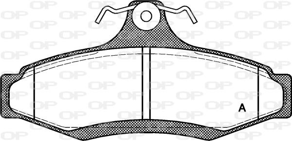 Open Parts BPA0646.10 - Bremžu uzliku kompl., Disku bremzes autodraugiem.lv