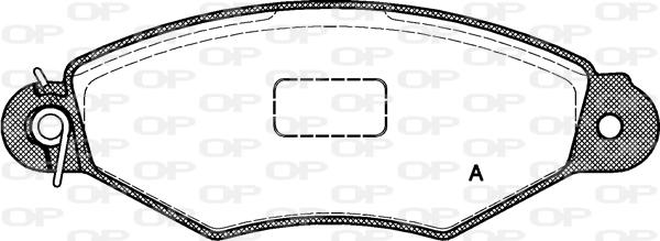 Open Parts BPA0643.00 - Bremžu uzliku kompl., Disku bremzes autodraugiem.lv