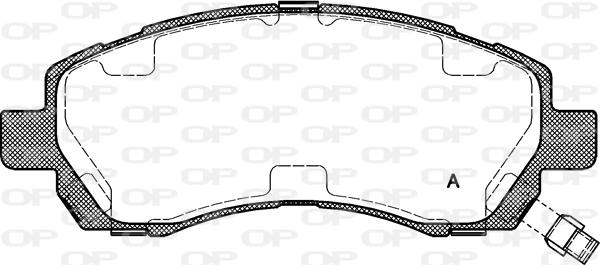 Open Parts BPA0647.02 - Bremžu uzliku kompl., Disku bremzes autodraugiem.lv