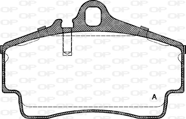 Open Parts BPA0654.00 - Bremžu uzliku kompl., Disku bremzes autodraugiem.lv