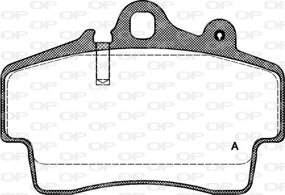 Open Parts BPA0653.00 - Bremžu uzliku kompl., Disku bremzes autodraugiem.lv