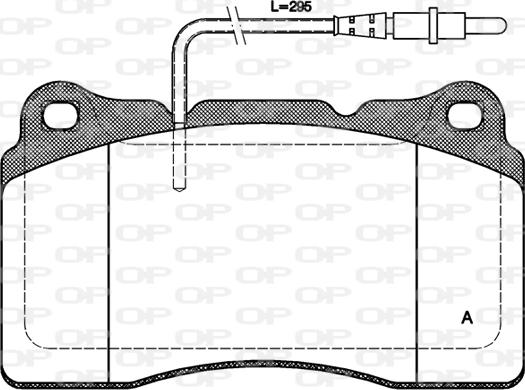 Open Parts BPA0666.14 - Bremžu uzliku kompl., Disku bremzes autodraugiem.lv