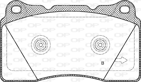 Open Parts BPA0666.12 - Bremžu uzliku kompl., Disku bremzes autodraugiem.lv