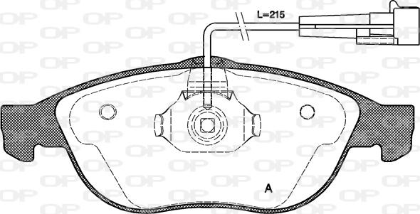 Open Parts BPA0660.02 - Bremžu uzliku kompl., Disku bremzes autodraugiem.lv