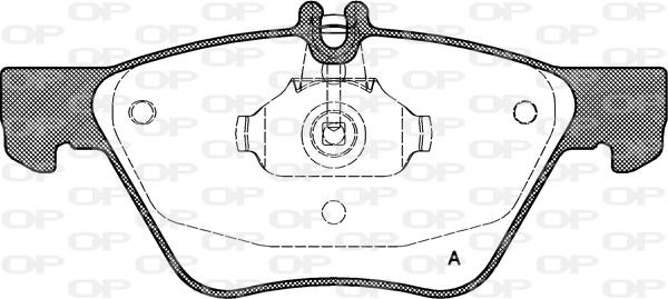 Open Parts BPA0601.00 - Bremžu uzliku kompl., Disku bremzes autodraugiem.lv