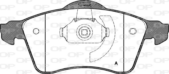 Open Parts BPA0618.00 - Bremžu uzliku kompl., Disku bremzes autodraugiem.lv
