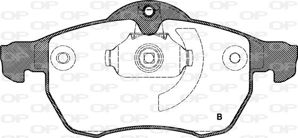 Open Parts BPA0683.02 - Bremžu uzliku kompl., Disku bremzes autodraugiem.lv