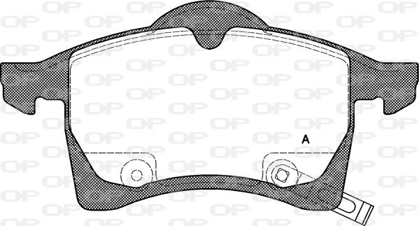 Open Parts BPA0683.02 - Bremžu uzliku kompl., Disku bremzes autodraugiem.lv