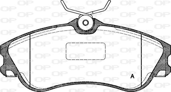 Open Parts BPA0634.00 - Bremžu uzliku kompl., Disku bremzes autodraugiem.lv