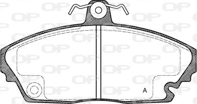 Open Parts BPA0635.00 - Bremžu uzliku kompl., Disku bremzes autodraugiem.lv