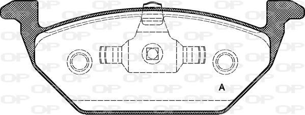 Remsa BPA0633.00 - Bremžu uzliku kompl., Disku bremzes autodraugiem.lv