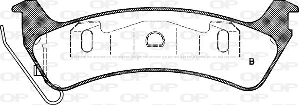 Open Parts BPA0629.02 - Bremžu uzliku kompl., Disku bremzes autodraugiem.lv