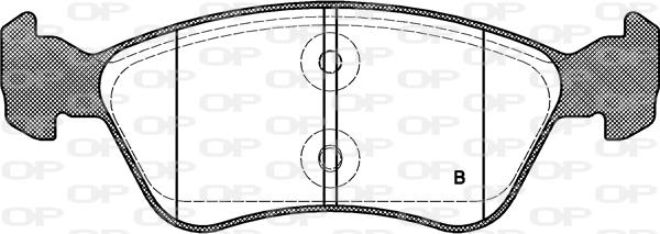 Open Parts BPA0676.02 - Bremžu uzliku kompl., Disku bremzes autodraugiem.lv