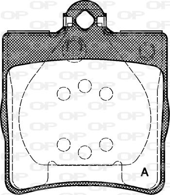 Open Parts BPA0678.00 - Bremžu uzliku kompl., Disku bremzes autodraugiem.lv