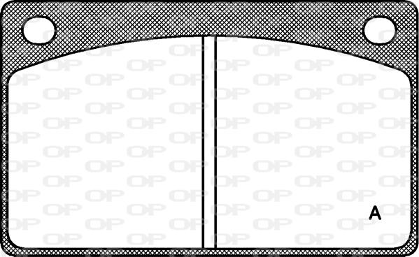 Open Parts BPA0042.00 - Bremžu uzliku kompl., Disku bremzes autodraugiem.lv