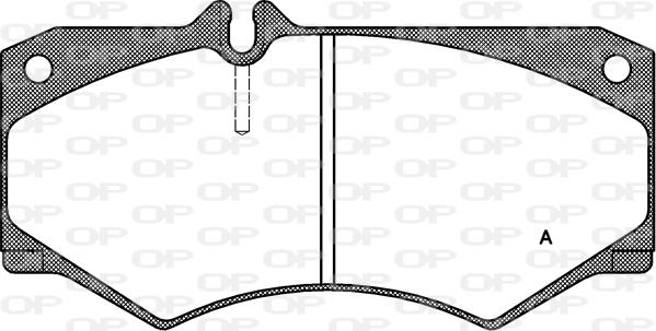 Open Parts BPA0047.30 - Bremžu uzliku kompl., Disku bremzes autodraugiem.lv