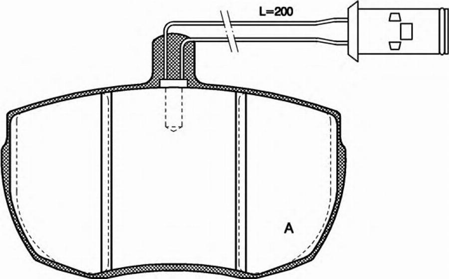 Open Parts BPA0056.12 - Bremžu uzliku kompl., Disku bremzes autodraugiem.lv